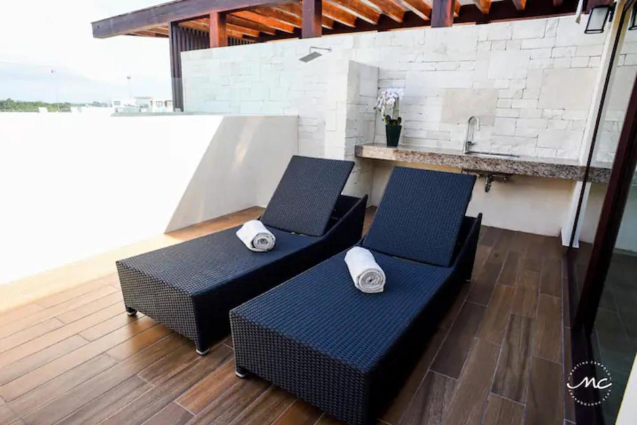 Penthouse Blue Luxury La Veleta Tulum Exterior foto